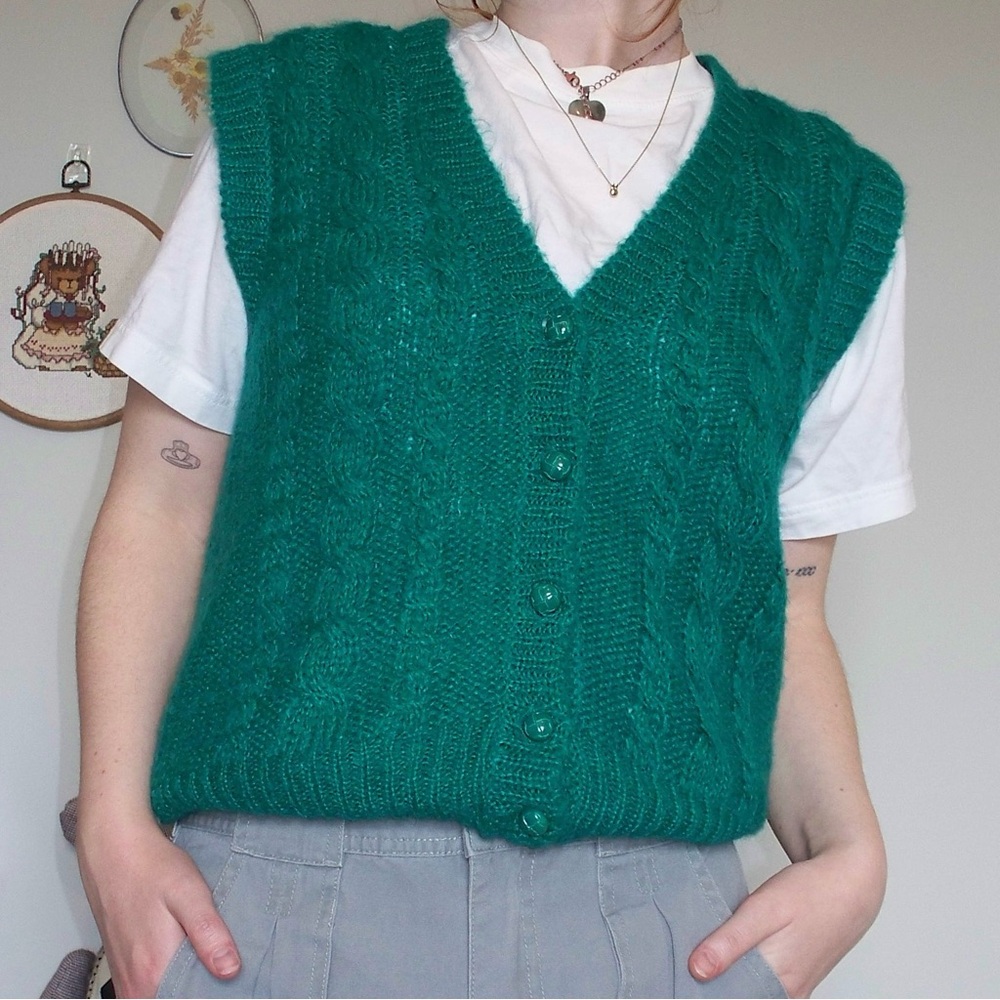 vintage knit vest